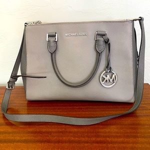 Grey Michael Kors Satchel